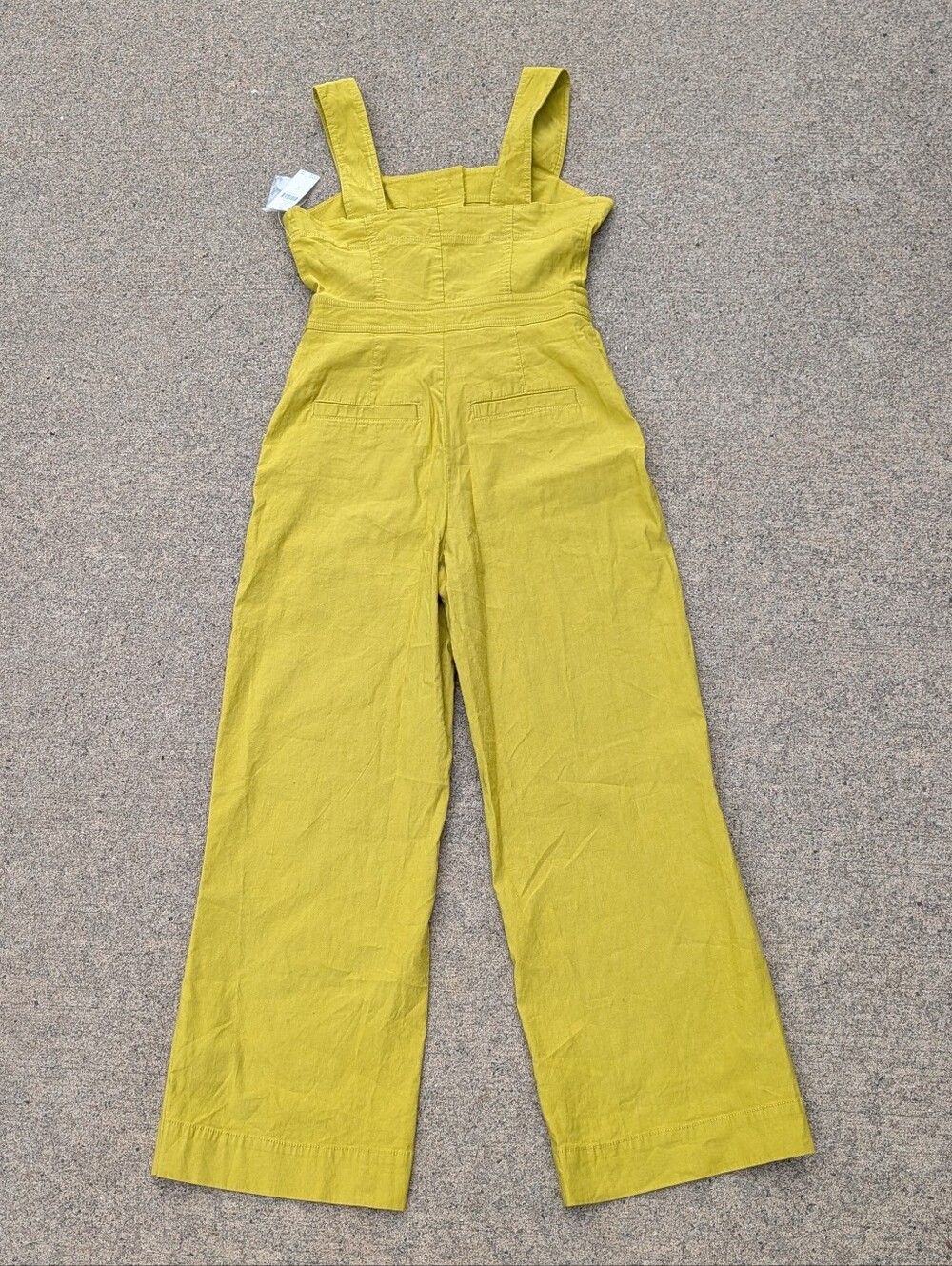 ANTHROPOLOGIE maeve colette jumpsuit chartreuse 6 - Picture 6 of 14